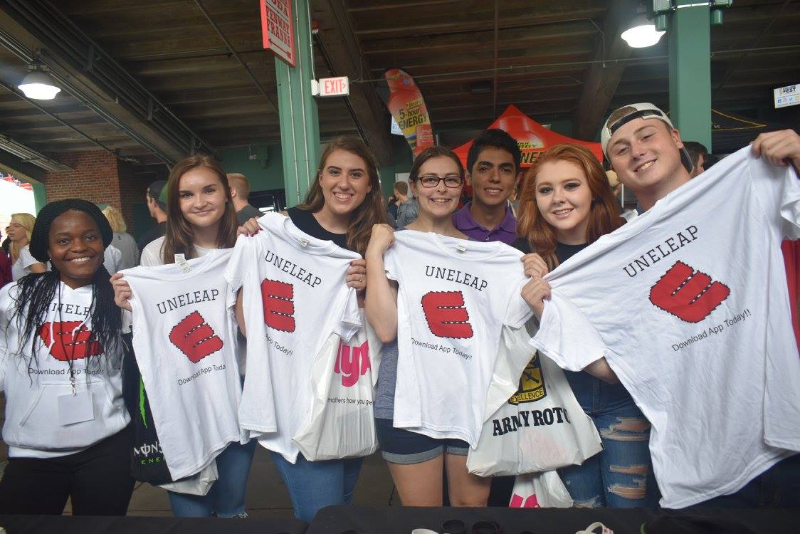 Students at an earlier Uneleap campus event