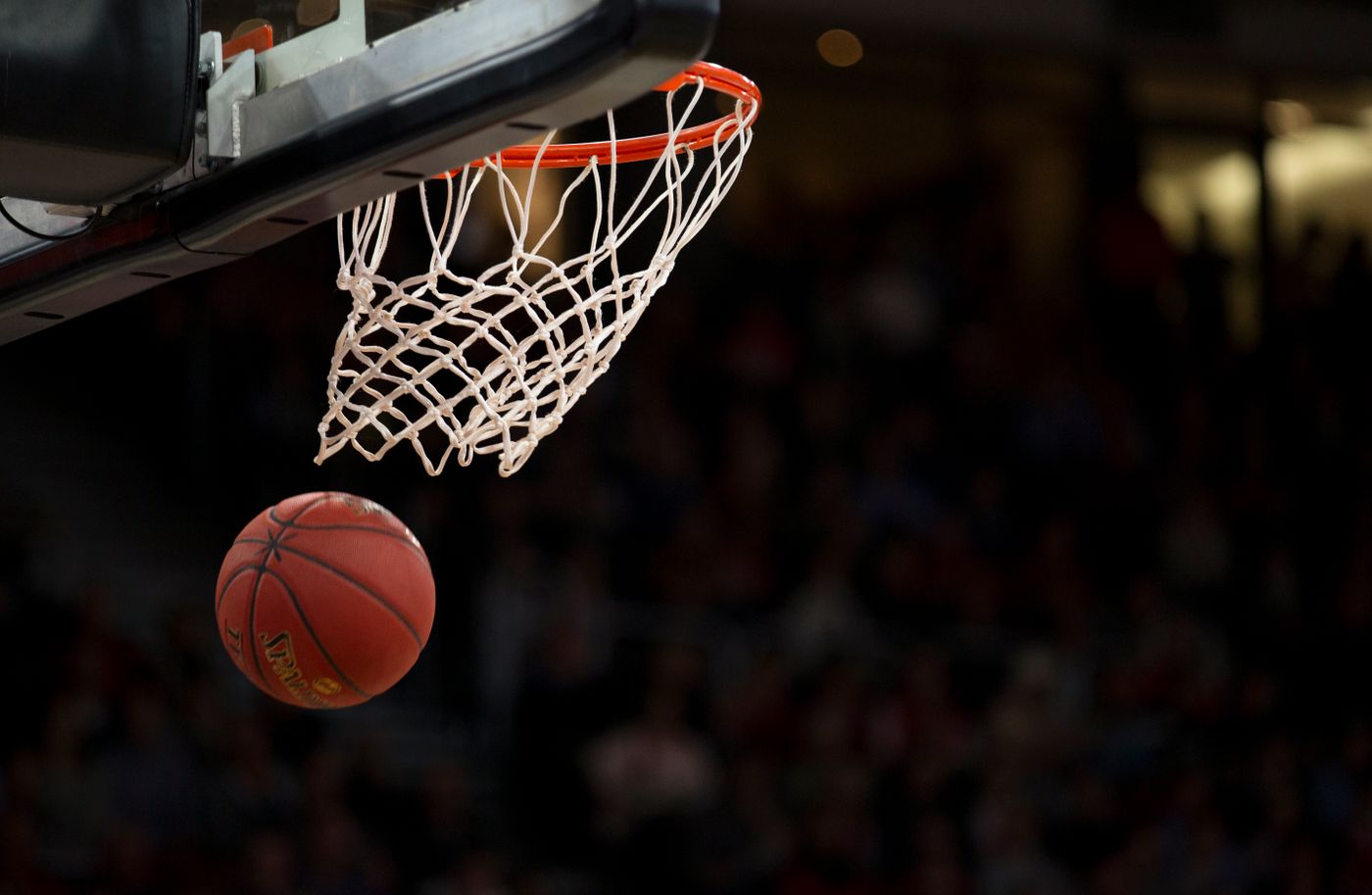 Basketball on an outdoor court